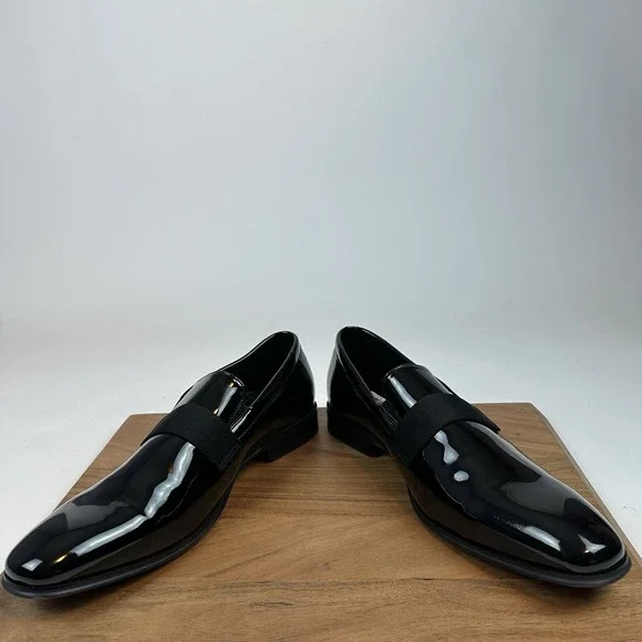 New Mens Joseph Abboud Soiree Formal Slip On Black Shoes Dress Shoes Size 12 D New Mens Joseph Abboud Soiree Formal Slip On Black Shoes Dress Shoes Size 12 D